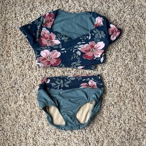 Floral Two-Piece Kids dancewear
